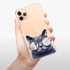 iSaprio Silikonové pouzdro - Crazy Cat 01 pro Apple iPhone 11 Pro Max