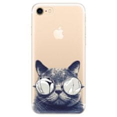 iSaprio Silikonové pouzdro - Crazy Cat 01 pro Apple iPhone 7 / 8