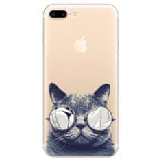 iSaprio Silikonové pouzdro - Crazy Cat 01 pro Apple iPhone 7 Plus / 8 Plus