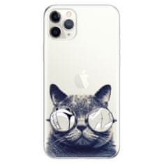 iSaprio Silikonové pouzdro - Crazy Cat 01 pro Apple iPhone 11 Pro Max