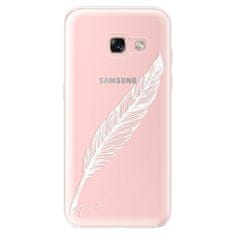 iSaprio Silikonové pouzdro - Writing By Feather - white pro Samsung Galaxy A3 (2017)