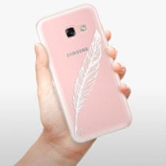 iSaprio Silikonové pouzdro - Writing By Feather - white pro Samsung Galaxy A3 (2017)