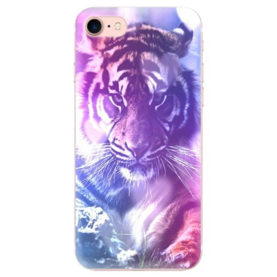 iSaprio Silikonové pouzdro - Purple Tiger pro Apple iPhone 7 / 8