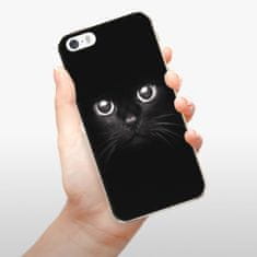 iSaprio Silikonové pouzdro - Black Cat pro Apple iPhone 5/5S/SE