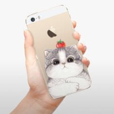 iSaprio Silikonové pouzdro - Cat 03 pro Apple iPhone 5/5S/SE