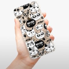 iSaprio Silikonové pouzdro - Cat pattern 03 pro Apple iPhone 6 Plus