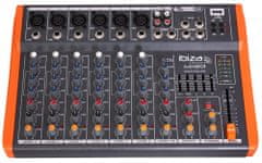 IBIZA SOUND MX801 Ibiza Sound analogový mix. pult