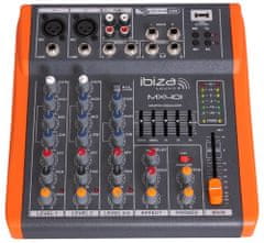 IBIZA SOUND MX401 Ibiza Sound analogový mix. pult