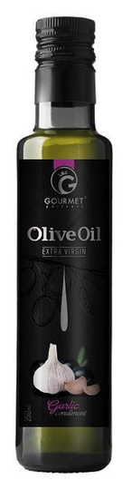 GOURMET PARTNERS Olivový olej s česnekem, sklo, 0,25 l