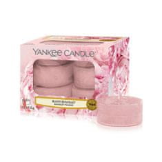 Yankee Candle Svíčky čajové , Růžolící kytice, 12 ks