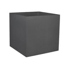 VERVELEY EDA PLASTIQUE Grafitový čtvercový box - 57 l - 49,5 x 49,5 x 49,5 cm - antracitově šedý