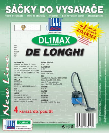 Jolly - MaT Elektra Sáčky do vysavače DL1 MAX