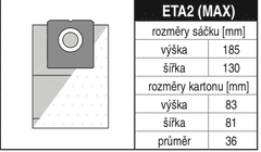 Jolly - MaT Elektra Sáčky do vysavače ETA2 - 5ks