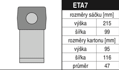 Jolly - MaT Elektra Sáčky do vysavače ETA7