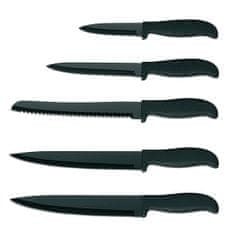 Kela Sada kuchyňských nožů 5 ks ve stojanu ACIDA šedá KL-11288