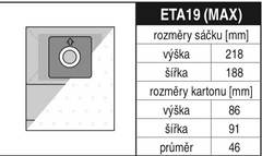 Jolly - MaT Elektra Sáčky do vysavače ETA 19MAX