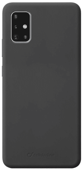 CellularLine Ochranný silikonový kryt SENSATION pro Samsung Galaxy A71 SENSATIONGALA71K, černý