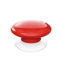 FIBARO HomeKit ovladač scén - FIBARO The Button HomeKit (FGBHPB-101-3) - Červené
