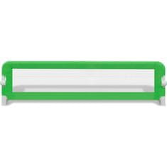 shumee Bezpečnostní zábrana k postýlce 150 x 42 cm zelená