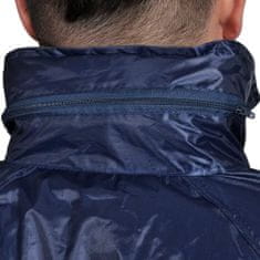 Greatstore Pánský 2 dílný oblek do deště s kapucí, velikost XL, námořnická modrá
