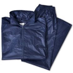 Greatstore Pánský 2 dílný oblek do deště s kapucí, velikost XL, námořnická modrá