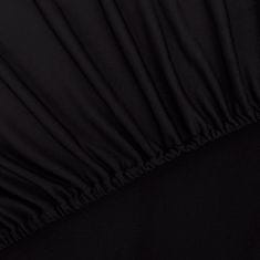 Vidaxl Strečový potah na pohovku, černý polyesterový žerzej