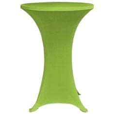 shumee Strečový návlek na stůl 2 ks 80 cm zelený