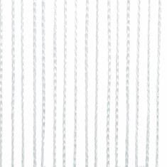 Greatstore Provázkové záclony, 2 ks, 100x250 cm, bílá