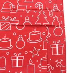 Greatstore 2dílný pánský vánoční oblek a kravata velikost 46 dárky červený