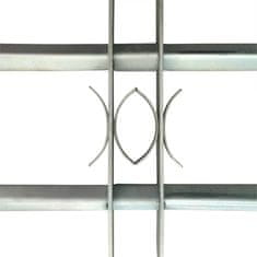 Greatstore Nastavitelná bezpečnostní okenní mříž se 2 příčlemi 700–1050 mm