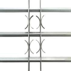 Greatstore Nastavitelná bezpečnostní okenní mříž se 3 příčlemi 700–1050 mm