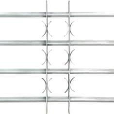Vidaxl Nastavitelná bezpečnostní okenní mříž se 4 příčlemi 700–1050 mm