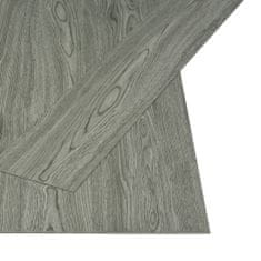 Greatstore Samolepící podlahová prkna 4,46 m2 3 mm PVC šedá