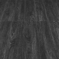 Greatstore Samolepící podlahová prkna 4,46 m2 3 mm PVC dub antracitová