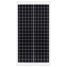 Greatstore Solární panel 30 W polykrystalický hliník a bezpečnostní sklo