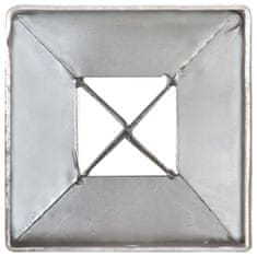 shumee Kotvící hroty 12 ks stříbrné 7 x 7 x 90 cm pozinkovaná ocel