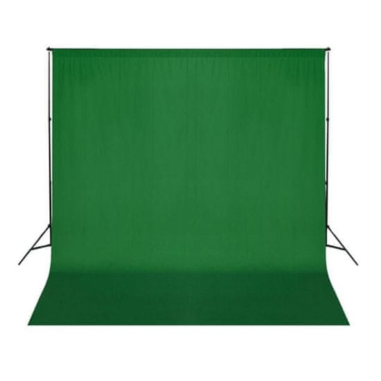 shumee Fotopozadí bavlněné zelené 300 x 300 cm klíčovací