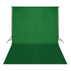 Greatstore Fotopozadí bavlněné zelené 500 x 300 cm klíčovací