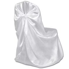 Vidaxl 6 ks bílých potahů na židle na svatby / bankety
