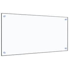 shumee VidaXL Kuchyňský ochranný panel, průhledný, 80x40 cm, sklo