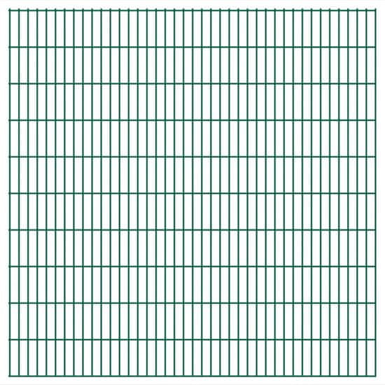 Greatstore 2D zahradní plotové dílce 2,008 x 2,03 m 44 m (celková délka)