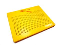 Magnetická kreslící tabulka Magpad Big 714 kuliček - Žlutá