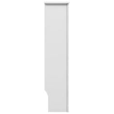 shumee Kryt na radiátor bílý 112 x 19 x 81,5 cm MDF