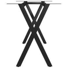 Greatstore Nohy k jídelnímu stolu ve tvaru X 160 x 70 x 72 cm