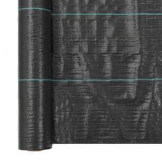 Greatstore Mulčovací textilie proti plevelu a kořenům černá 2 x 100 m PP