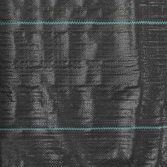 Greatstore Mulčovací textilie proti plevelu a kořenům černá 1 x 200 m PP