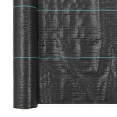 Greatstore Mulčovací textilie proti plevelu a kořenům černá 1 x 50 m PP