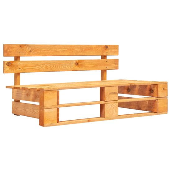 Vidaxl Zahradní lavice z palet dřevo