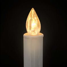 Greatstore Bezdrátové LED svíčky s dálkovým ovládáním 50 ks teplé bílé