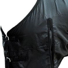 Greatstore Fleecová dvouvrstvá deka 135 cm černá